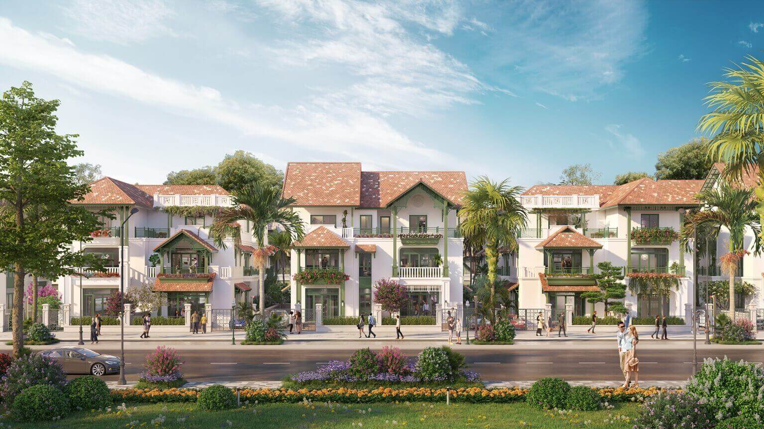 biệt thự song lập sun group mê linh