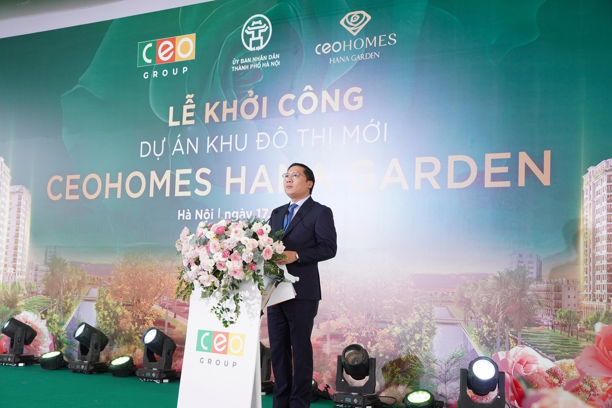 CEO Group khởi công dự án Ceohomes Hana Garden Mê Linh