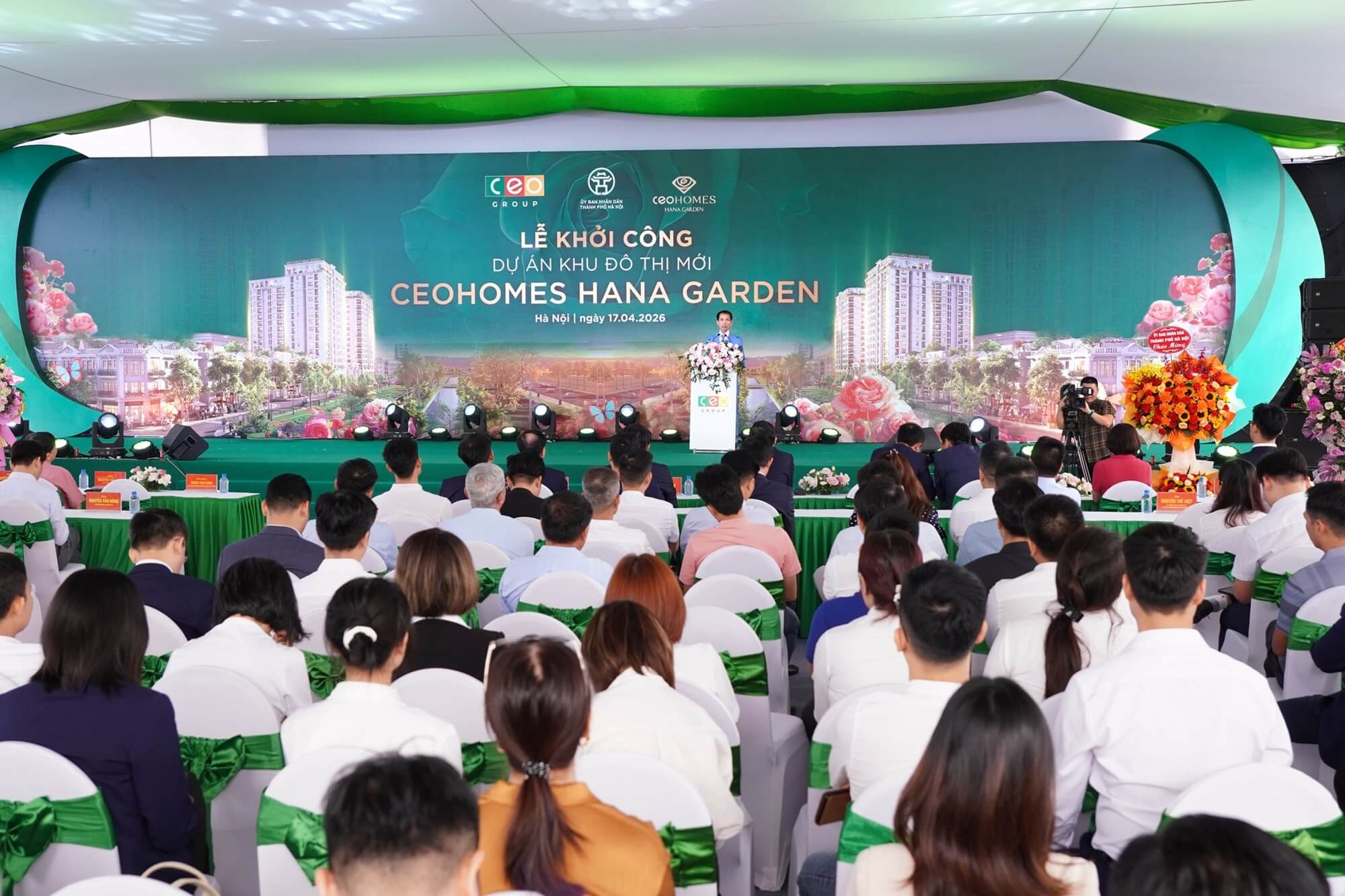 CEO Group khởi công dự án Ceohomes Hana Garden Mê Linh