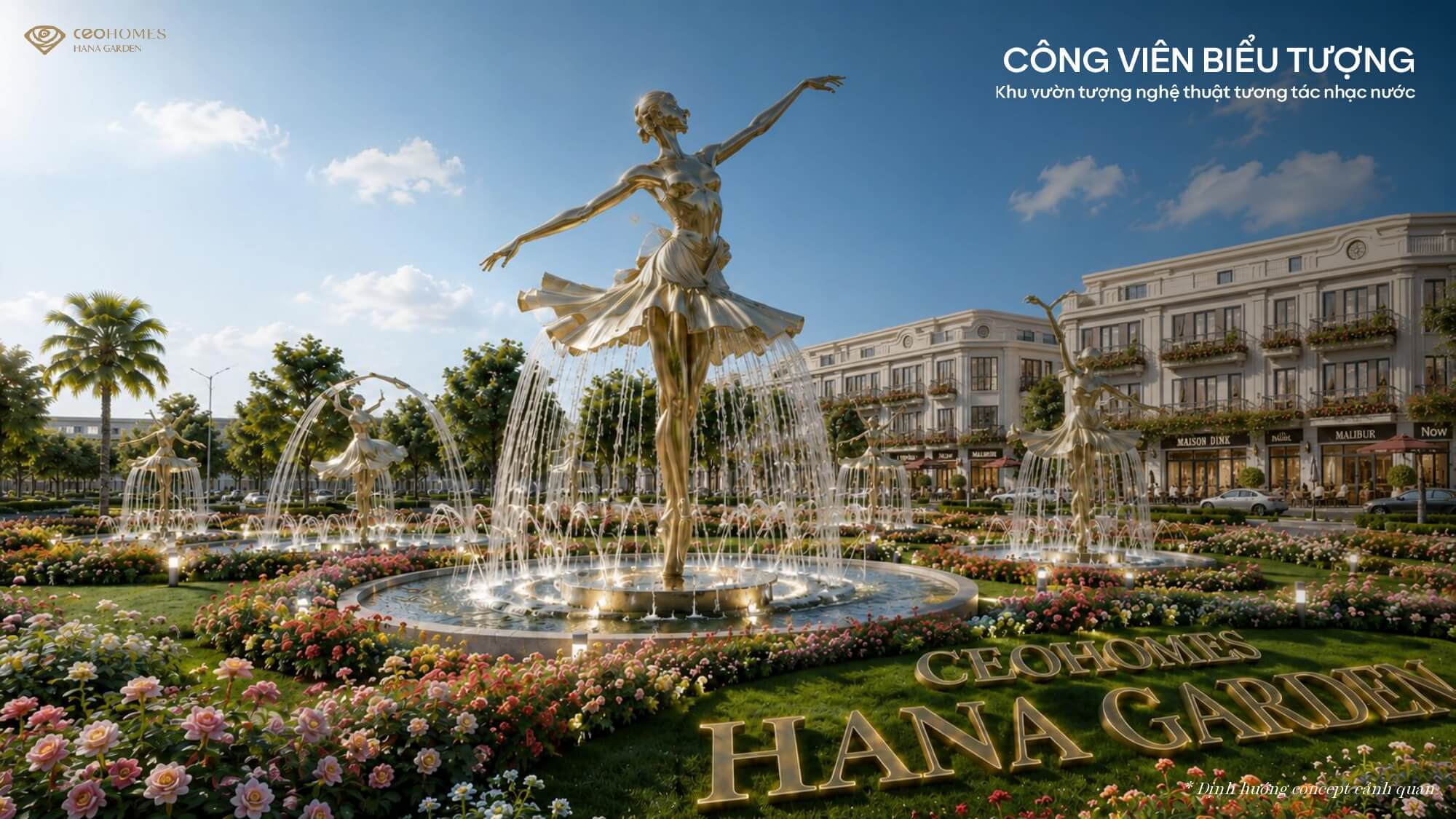 tiện ích dự án ceohomes hana garden mê linh