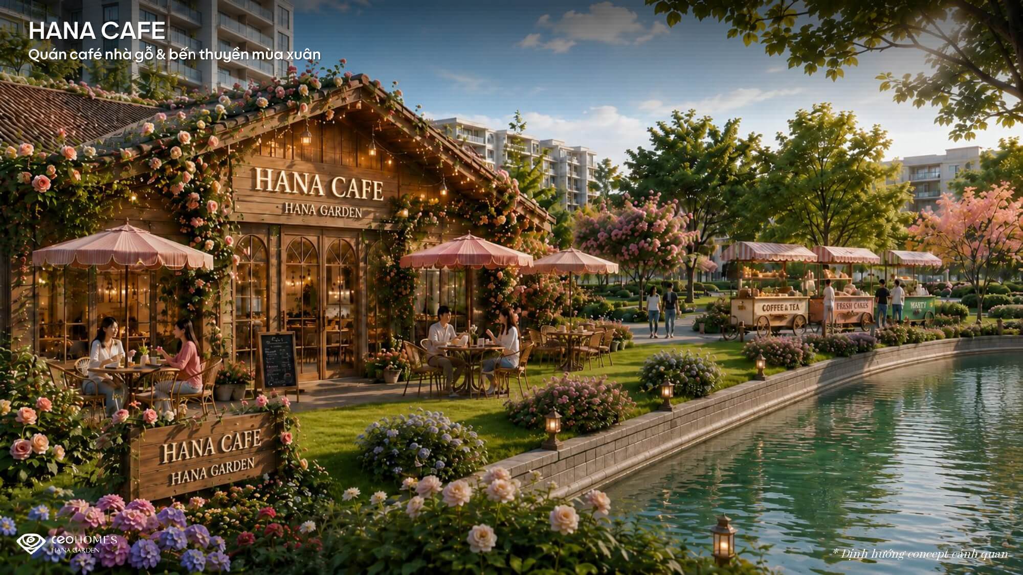 tiện ích dự án ceohomes hana garden mê linh