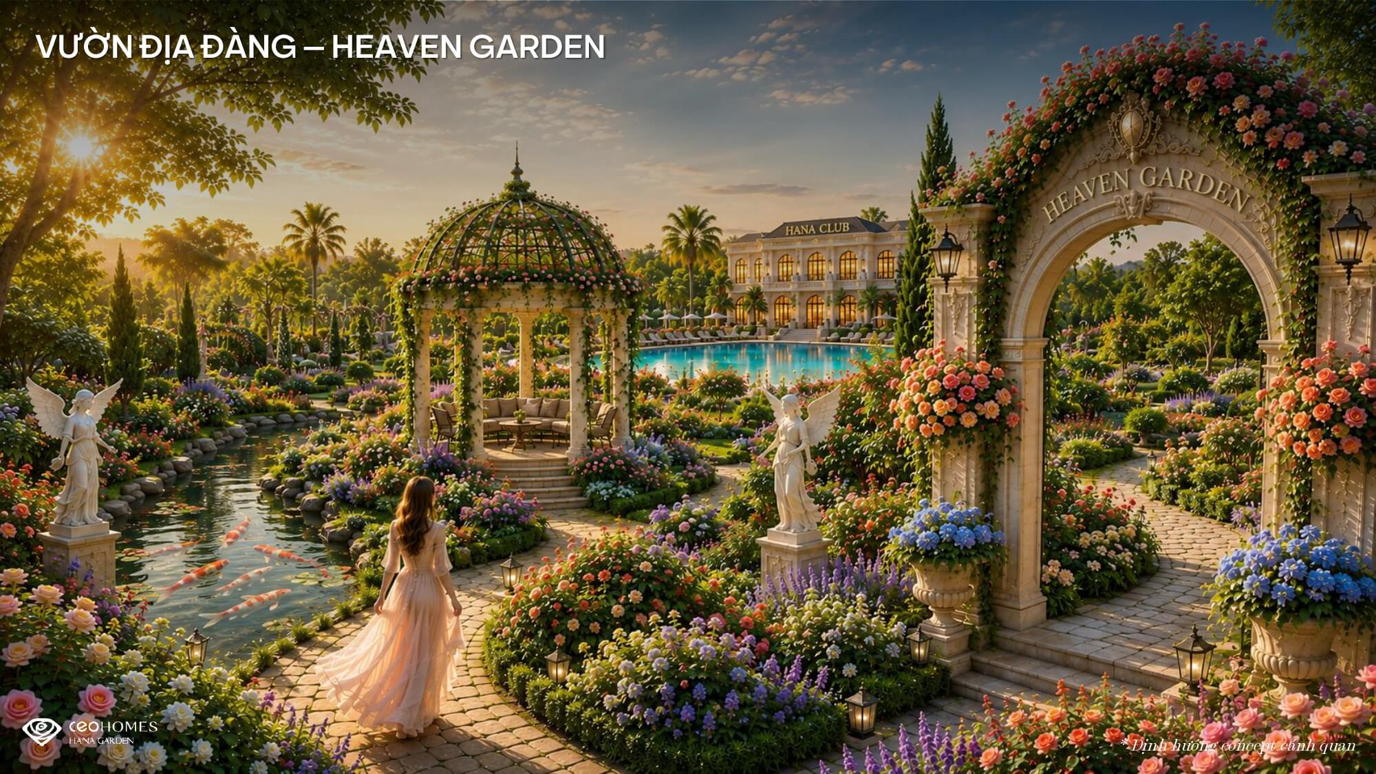tiện ích dự án ceohomes hana garden mê linh